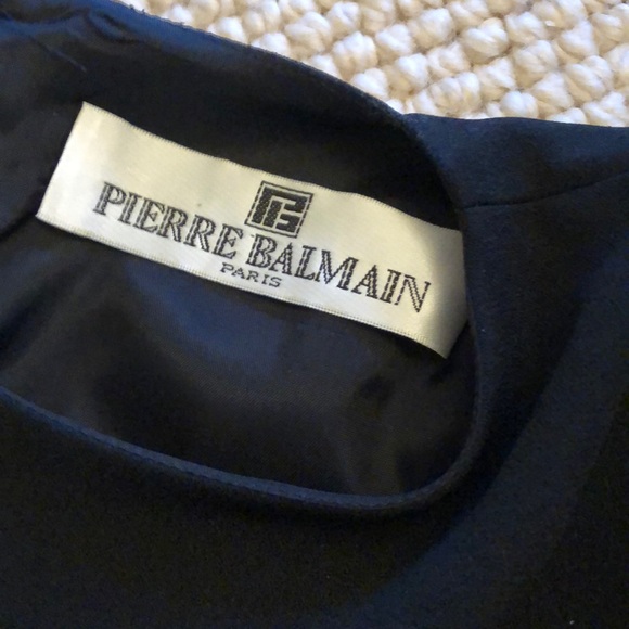 Pierre Balmain Paris vintage black dress - Picture 2 of 4